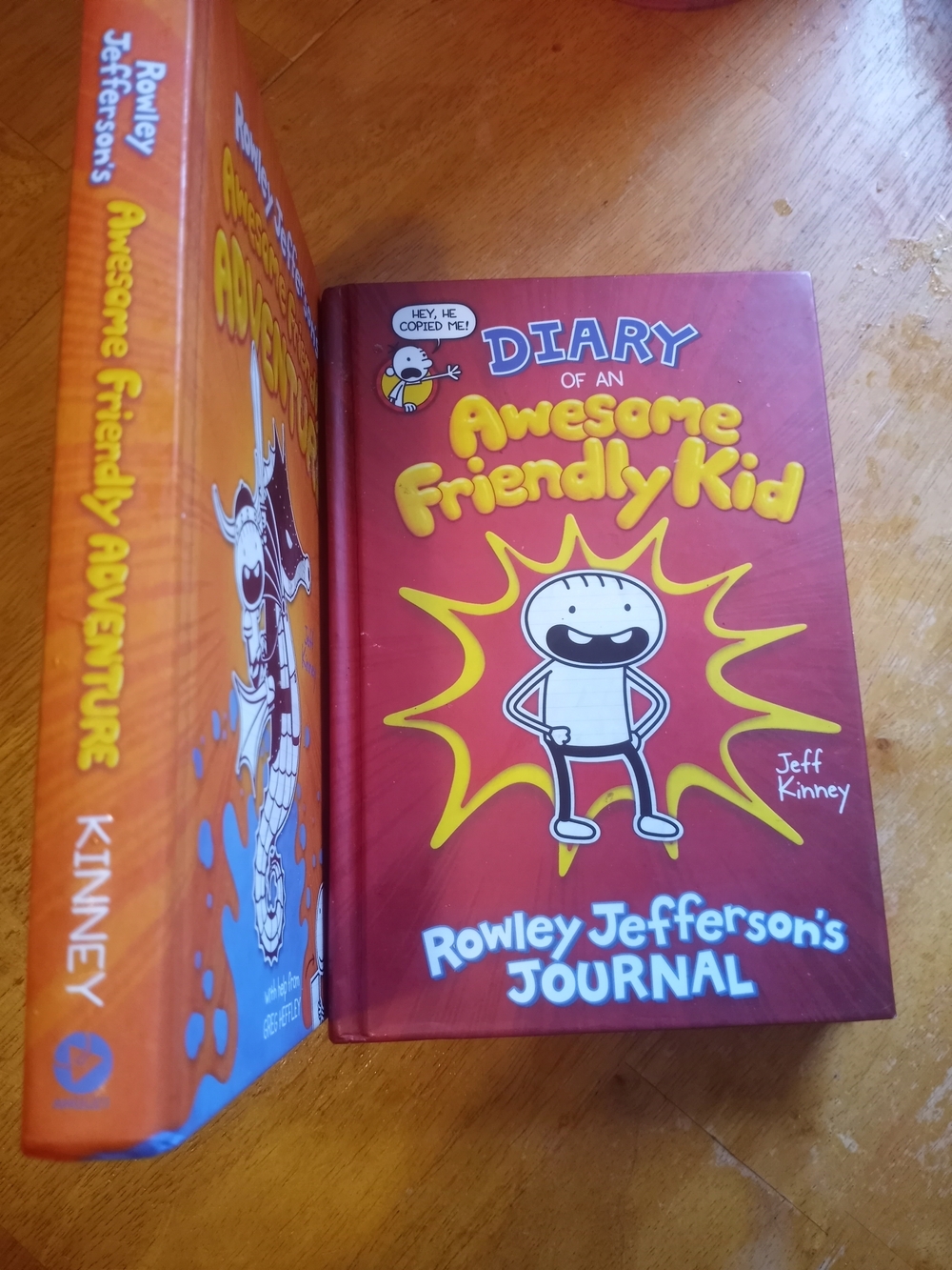Diary of an Awesome Friendly Kid: Rowley Jefferson's Journal - Red Hardcover by
